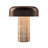 FLUTED COLUMN Rechargeable Cordless LED Table Lamp, 3-Levels Brightness Touch Sensor Control, Travertine / Chocolate Bronze-633256487-633256488-633256486