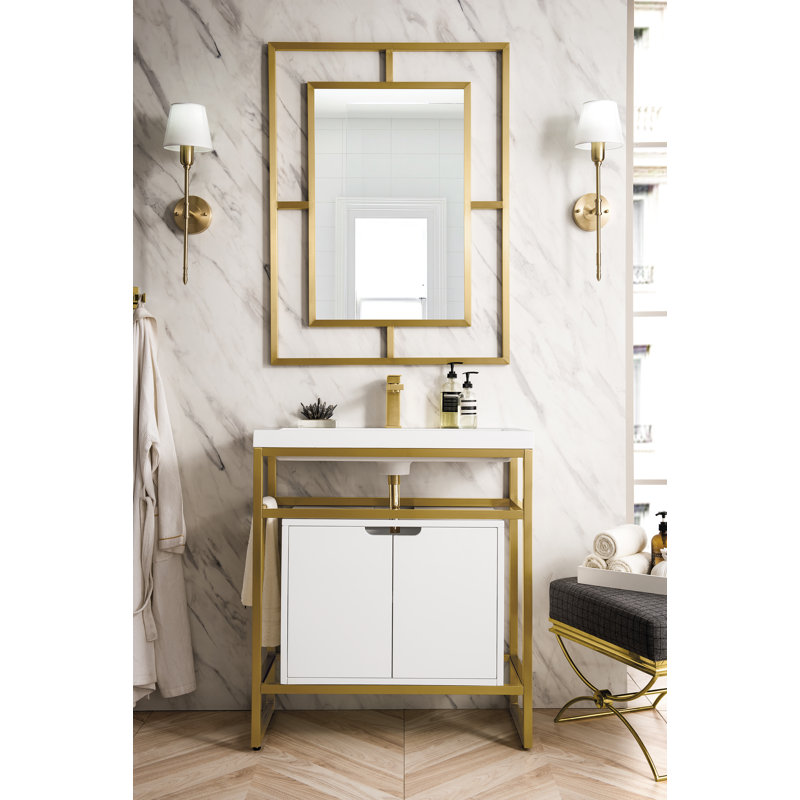 Boston 31.5'' W Single Vanity, Radiant Gold