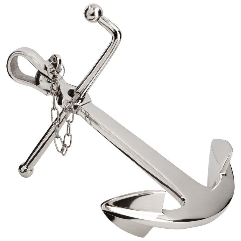 Anchor Aweigh Figurine / Sculpture Decorative Object, 8.75" H x 13.5" W x 10.5" D