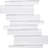 Karma Random Sized Glass Linear Mosaic Wall Tile-45293117