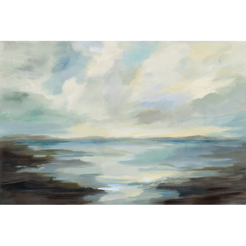 Northern Lagoon by Silvia Vassileva - Wrapped Canvas Painting, 81cm H x 122cm W