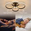 Dannitta Dimmable 4-Light Acrylic LED Flush Mount-1596029608