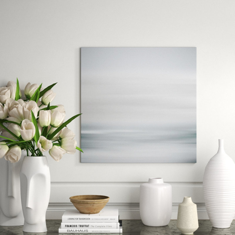 Pearled Greys I Print by James McAllen, 24" H x 24" W x 1.5" D, Plexi