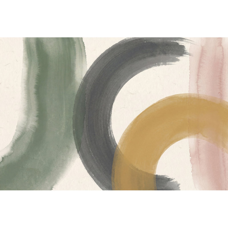 Papier peint texturé amovible aquarelle, 140 po x 108 po, Peler et coller