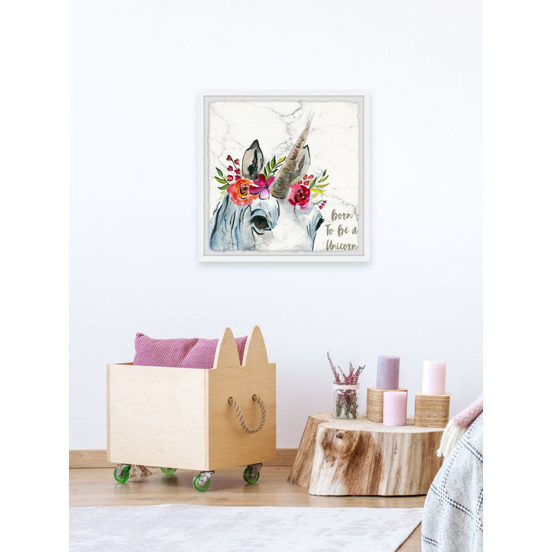 Lady Unicorn by Parvez Taj - Single Picture Frame Painting, 41cm H x 41cm W
