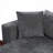 Sectional Sofa 93.7" L-Shaped Sofa Upholstered Sofa Couch With Wooden Storage Compartment For Living Room-1207397679