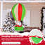 Père Noël en montgolfière pliable