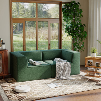 Canapé modulaire à 2 places Compression Comfy Cloud