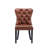 DY-TN1296S-LN-CREAM 20.3'' H Tufted Faux Leather Upholstered Side Chair-100752892