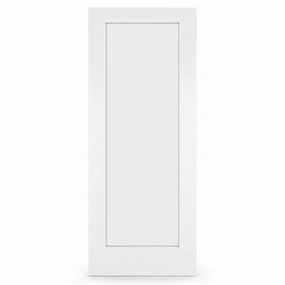 30 in. x 80 in. White Wood Slab Door one Interior Door Panel
