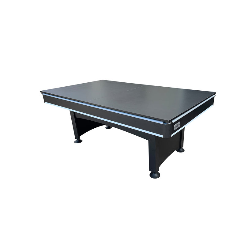Rack Scorpius 7-Foot Multi Game Billiard/Pool With Table Tennis, Green/Black