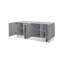 Callista 4-Door Sideboard with Art Deco Doors and Interior Shelves -1286766731