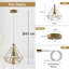 Milda 1 - Light Gold Single Pendant