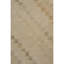 Wool Striped Area Rug in Beige