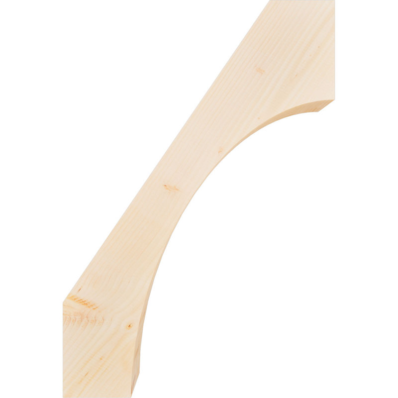 Attelle de genou Westlake, Sapin de Douglas, Lisse, H 38 po x l 5,5 po x P 26 po