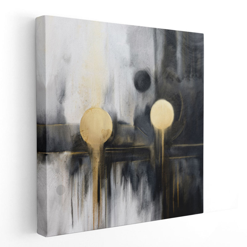 «Power Circle 2», reproduction d'art sur toile, H 16 po x l 16 po