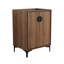 Meuble-lavabo de salle de bain sans lavabo supérieur, armoire de rangement moderne avec 2 portes à fermeture douce, meuble-lavabo simple