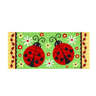 Tapis d'entrée antidérapant Finnie Sassafras 22 "x 10"