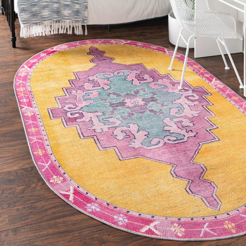 Oppie Oriental Indoor Rug, Oval 2' x 3'1"