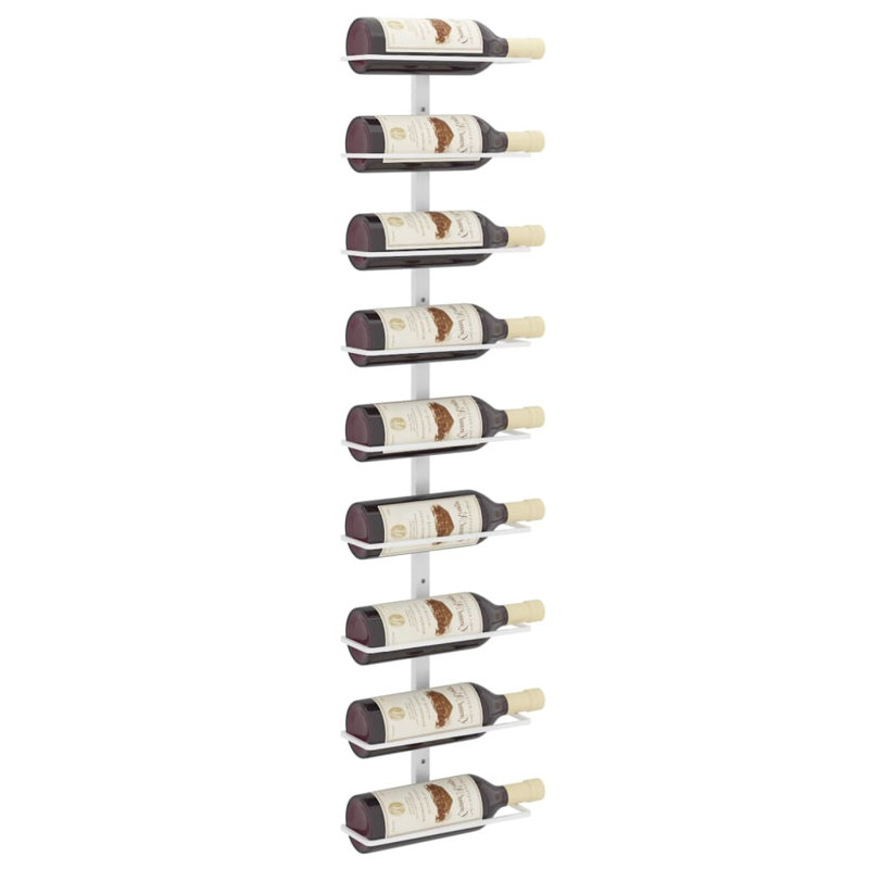 Support à vin Alixis, Blanc, H 38,6 po x l 9,4 po x P 3,7 po