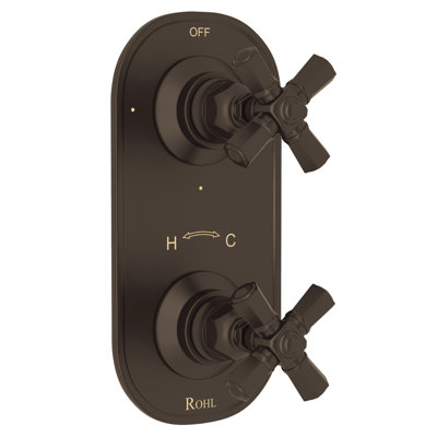 San Giovanni 1/2" Thermostatic Trim with Diverter