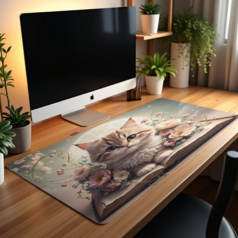 Polyester Desk Pad, 31.5x15.5
