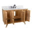 Harper 48" Single Bathroom Vanity with Carrara Marble Top