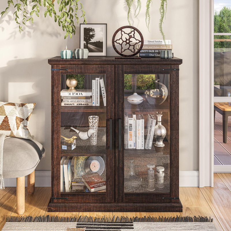 Evanuk 31.7'' W China Cabinet Dining Cabinet, Espresso