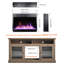 Foyer électrique encastrable 23 pouces - flamme de cristal, 11 réglages de température, télécommande, protection contre la surchauffe, 1400 W pouces, 9 réglages infrarouges réalistes