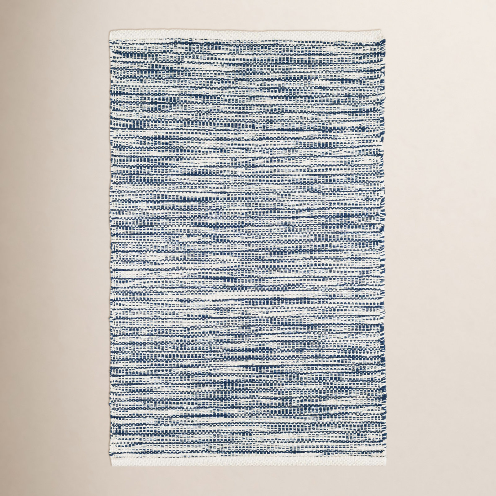 Tideline Navy Handwoven Indoor/Outdoor Rug, Rectangle 5' x 8'