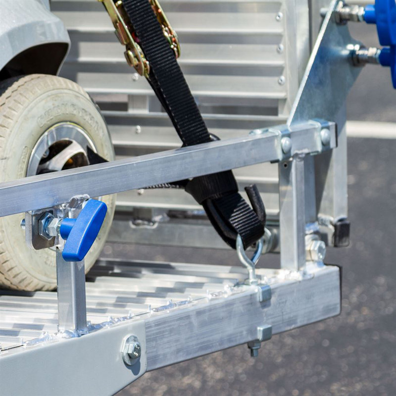 Porte-trottinette et rampe pliante en aluminium Silver Spring