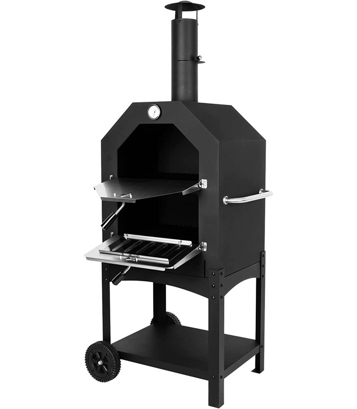 Four à pizza en noir