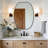 Metal Oval Wall Mirror-777532883-786406661