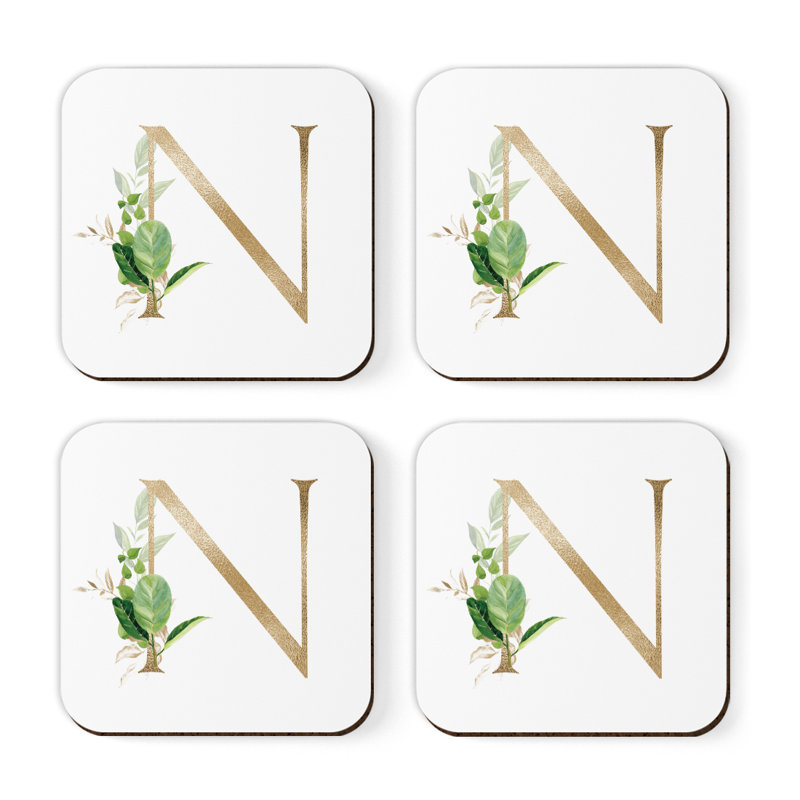 Sous-verre à monogramme Exotic, N