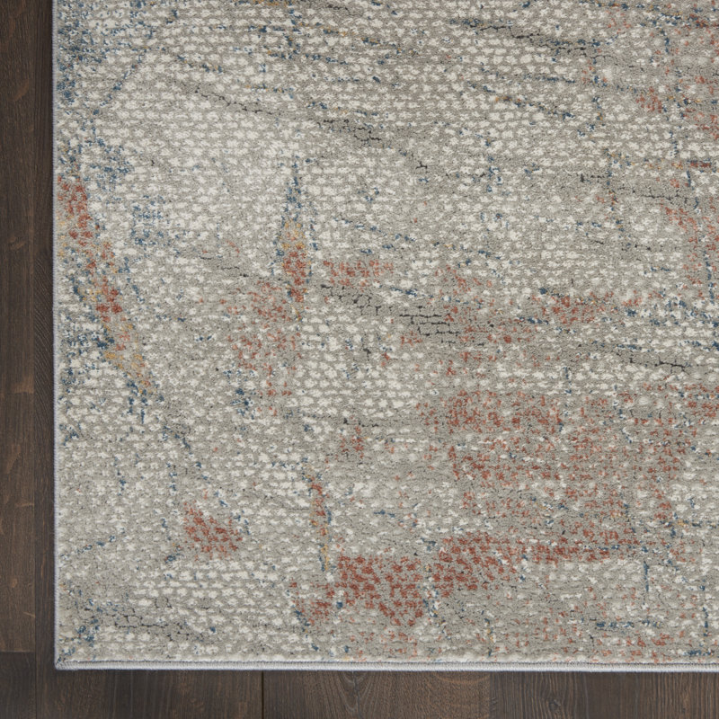 Abstract Indoor Rug, Rectangle 7'10" x 10'6"