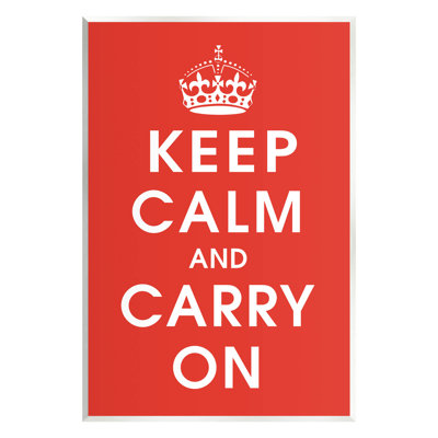 Keep Calm And Carry at-069