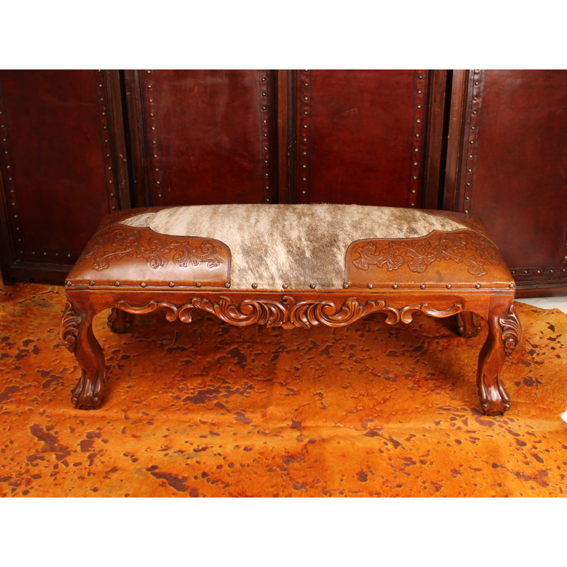 Aminah Upholstered Bench, Gold