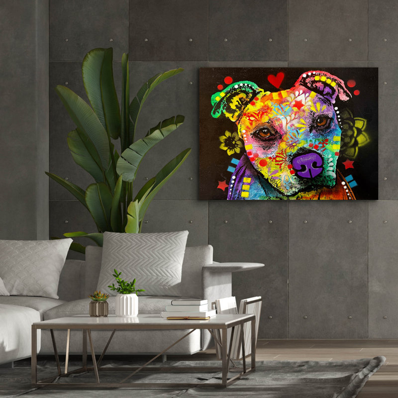 «Flora 2» par Dean Russo, art mural sur toile, H 40 po x l 54 po x P 1,5 po