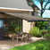 Outsunny Polyester Cover Retractable Patio Awning