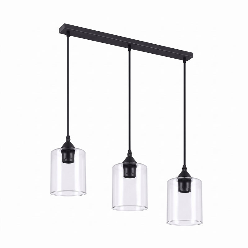 3 - Light Matte Black Pendant