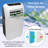 SereneLife 10000 BTU Portable Air Conditioner for 325 Square Feet with Heater and Remote Included