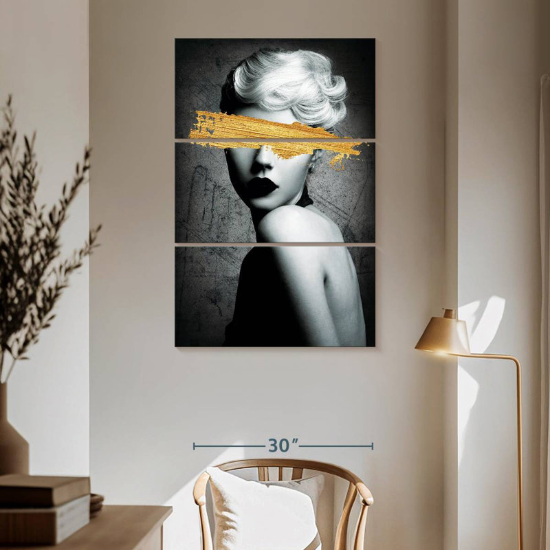 Coup de pinceau Leisha, H 65 po x l 42 po