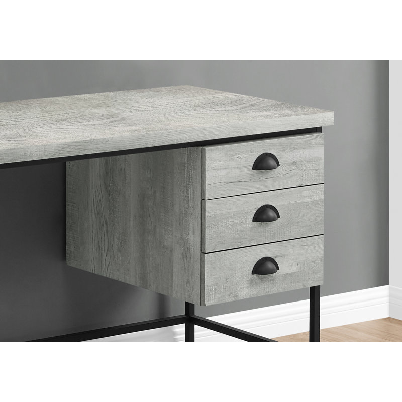 Bureau d'ordinateur (sans les chaises de bureau), Gris