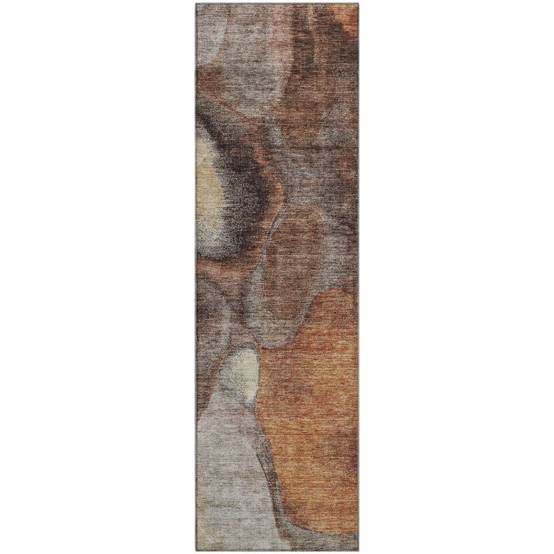Premium Machine Washable Lyndhurst AMF1177 Modern Rug, Tapis de couloir 2 pi 3 po x 7 pi 6 po