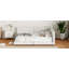 Lit plateforme tapissier grand