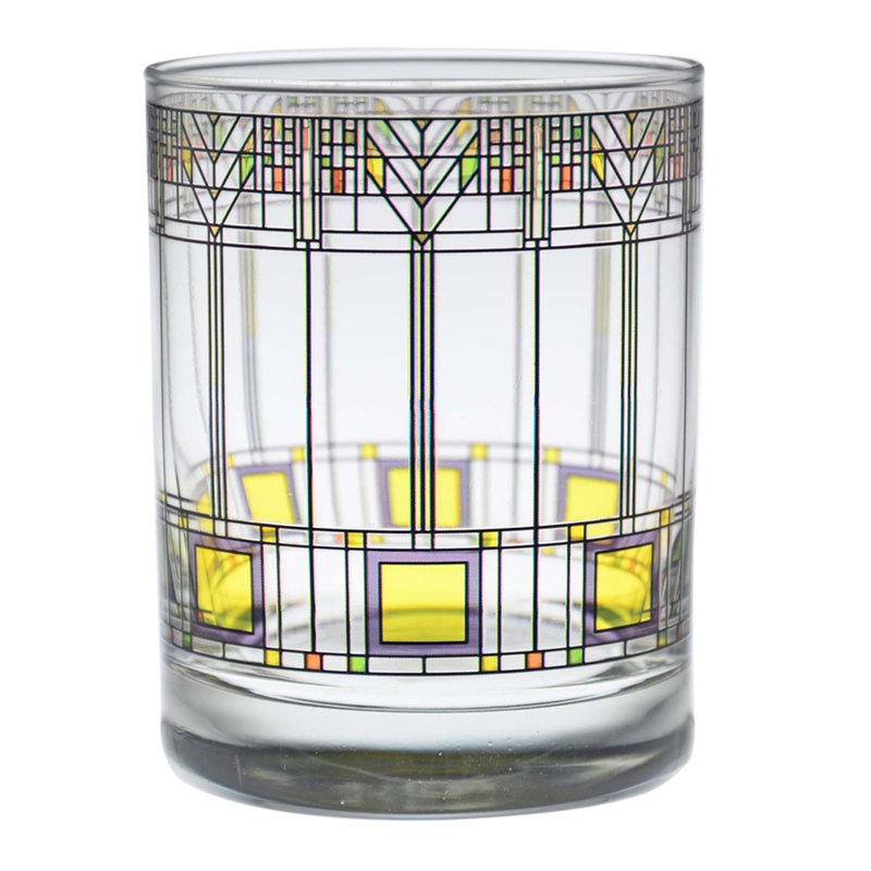 Frank Lloyd Wright Tree of Life 14 oz. Whiskey Glass
