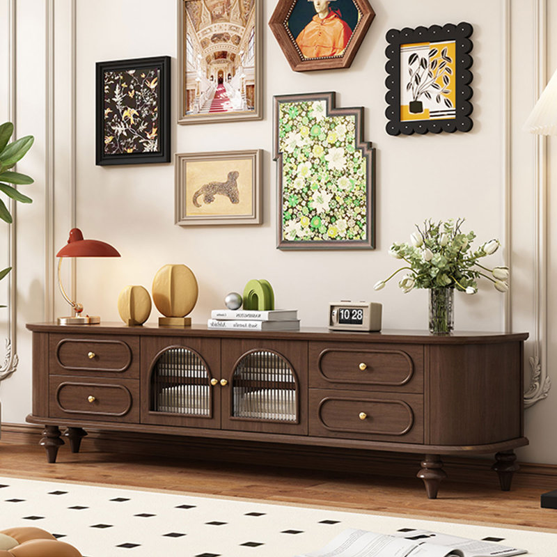 Solid Wood TV Stands - Durable & Stylish | Wayfair
