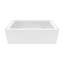Baignoire de vidange en alcôve en acrylique blanc Nevia 6032 IFS AFR-121682951