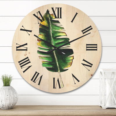 Solid Wood Wall Clock