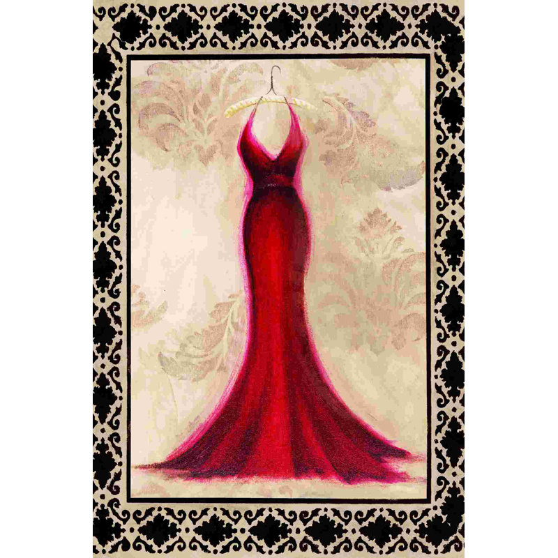 Robe rouge tendance 2, H 12 po x l 8 po